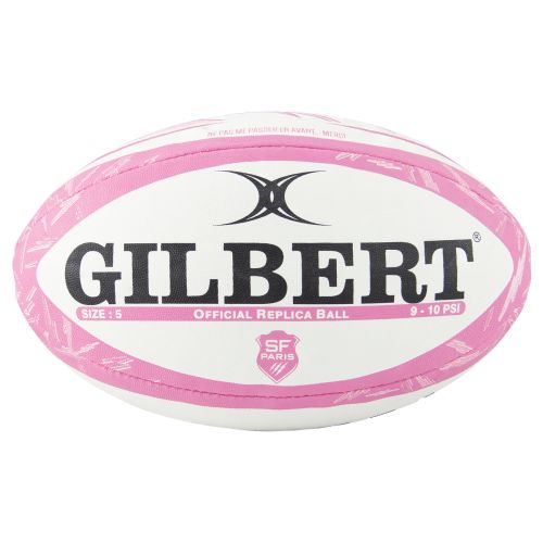 Ballon Exclusif Stade Français Paris Gilbert 2024/2025 Rose Hechter Taille 5