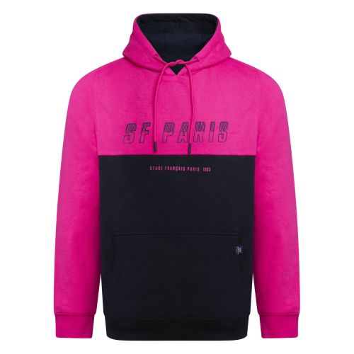 Hoodie Bandeau Stade Français Paris Marine / Rose Homme