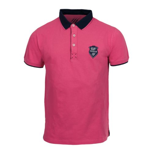 Polo Supporter Stade Français Paris Rose Homme