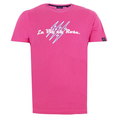 T-shirt LVER Néon Stade Français Paris Rose Homme