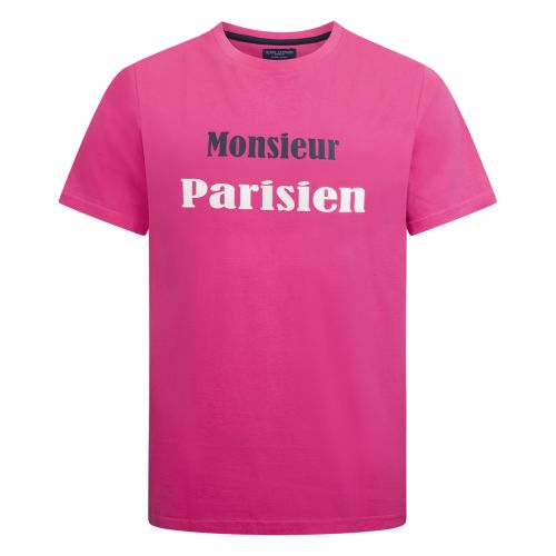 T-shirt Monsieur Parisien Stade Français Paris  Rose Homme 