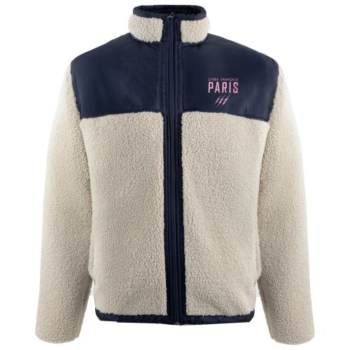 Veste Polaire Effet Sherpa Manches Longues Stade Français Paris